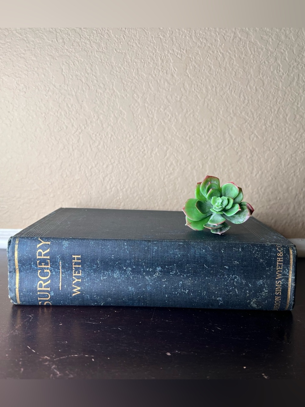 RARE Antique Edwardian Surgery Book John A Wyeth 1908 Hardcover Medical Atlas